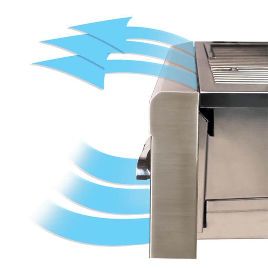 Artisan Professional 32-Inch 3-Burner Freestanding Gas Grill w/ Rotisserie