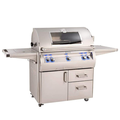 Fire Magic 36-Inch Echelon Diamond E790s Portable Grill w/ Analog Thermometer & Single Side Burner