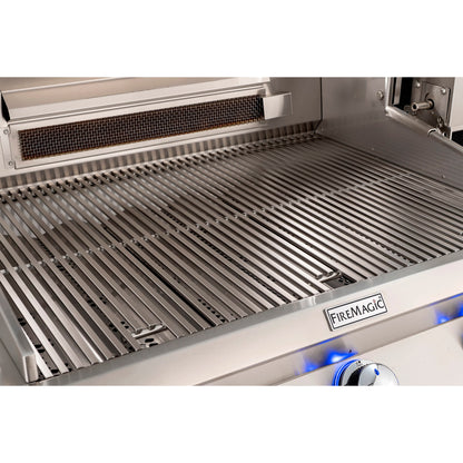 Fire Magic 24-Inch C430s In-Ground Post Mount Grill w/ Analog Thermometer & 1-Hour Timer on Post