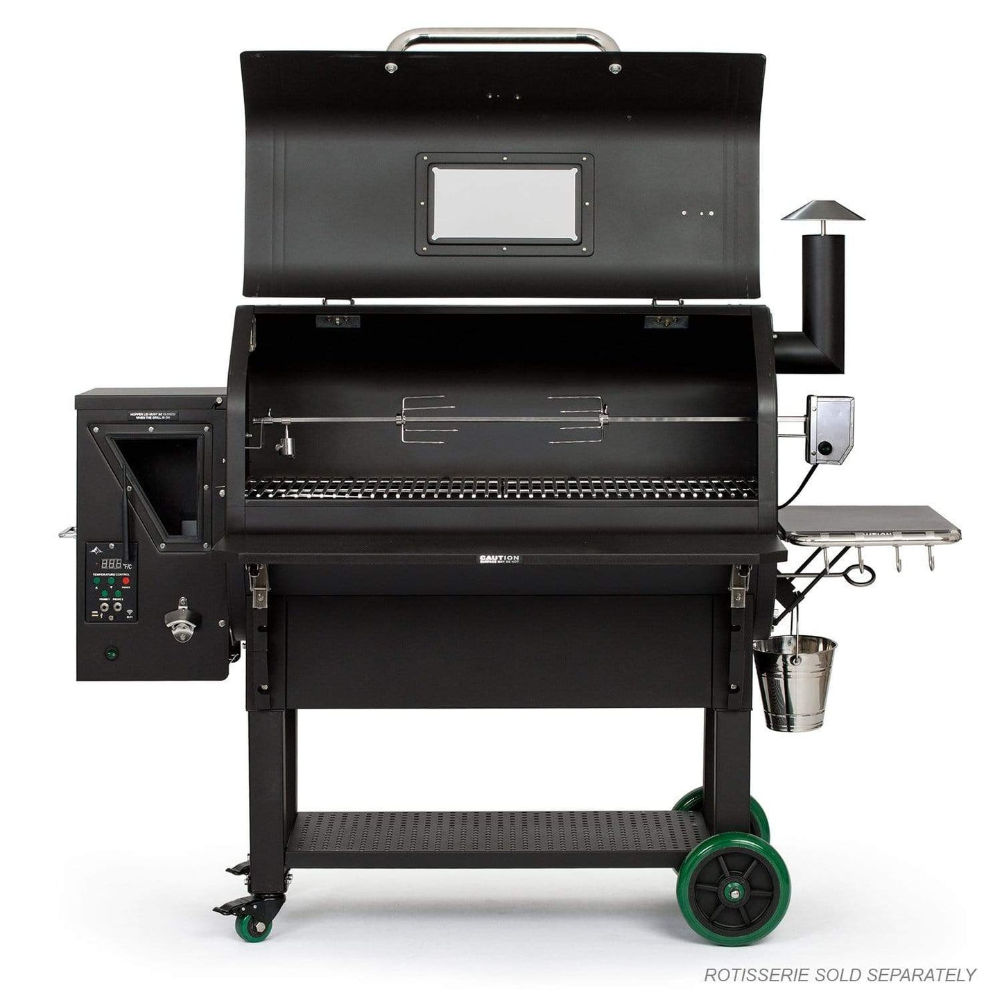under the hood look at Green Mountain Grills Peak Prime Plus Pellet Grill with WiFi