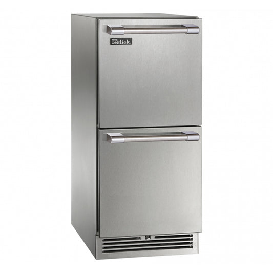 Perlick 15-Inch Signature Series Outdoor Refrigerator Drawers