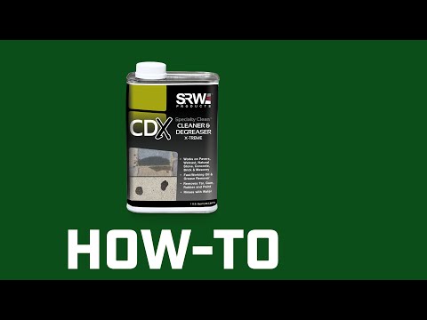 SRW Products CDX Cleaner & Degreaser X-Treme How-to video