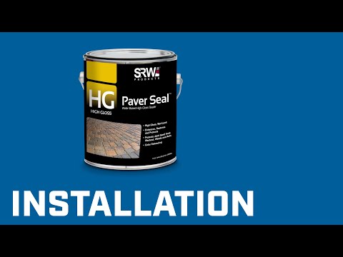 SRW Products HG High Gloss - Paver Seal™ installation video