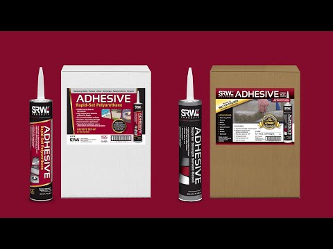 SRW Products Rapid-Set Polyurethane Adhesive application video