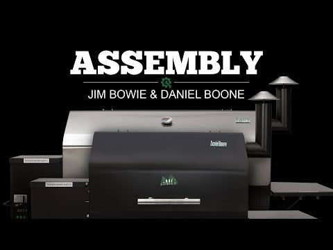Green Mountain Grills Daniel Boone Prime Plus Pellet Grill with WiFi assembly video