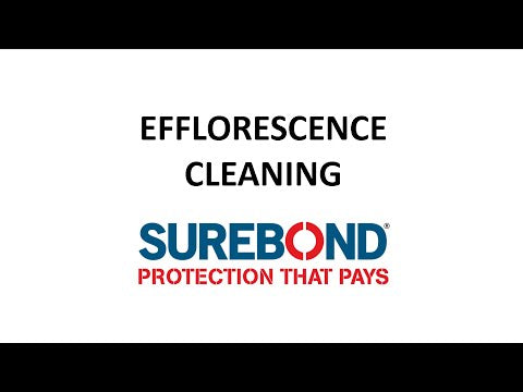 Surebond Efflo Off - Efflorescence, Mineral & Salt Deposit Cleaner instruction video