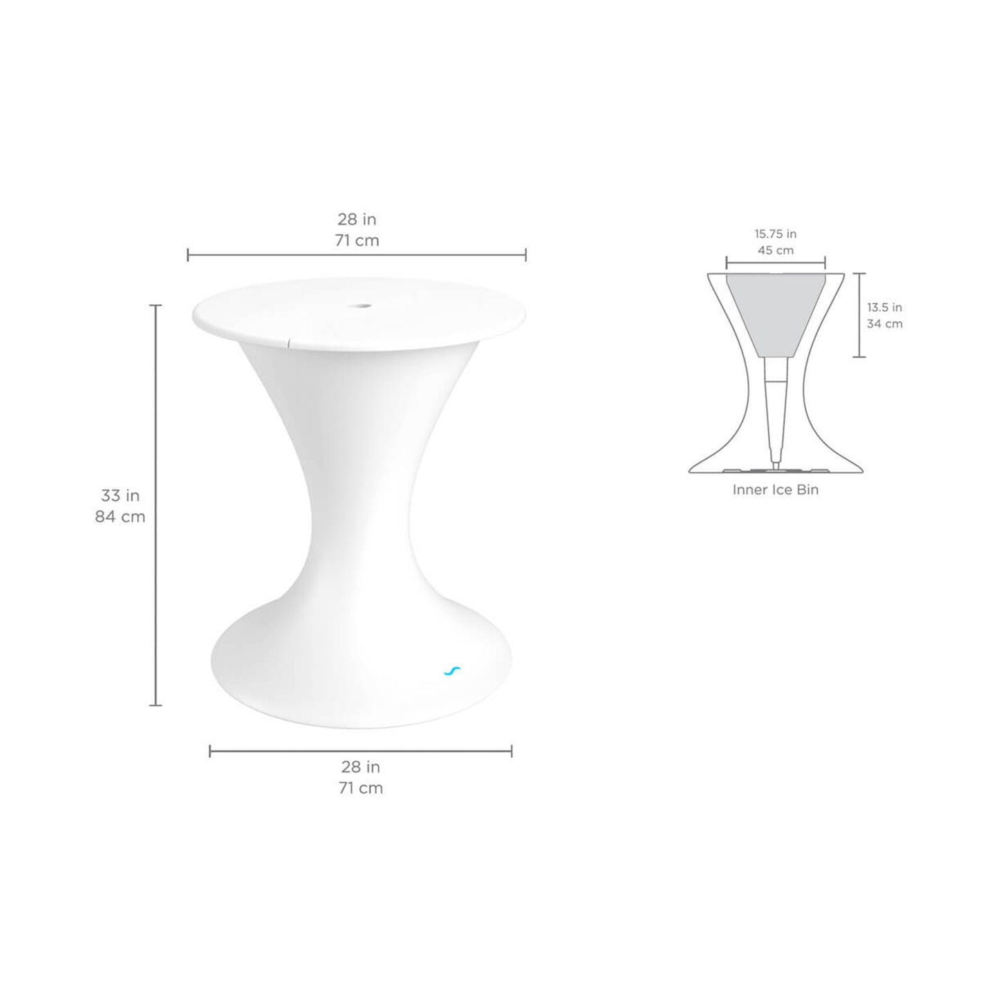 Ledge Lounger Autograph Umbrella Stand Ice Bin