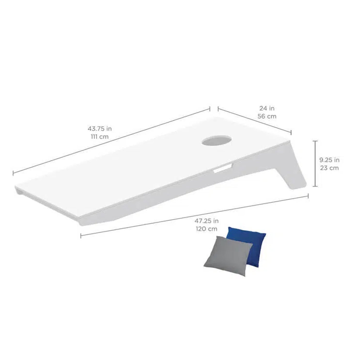 Ledge Lounger Cornhole Toss