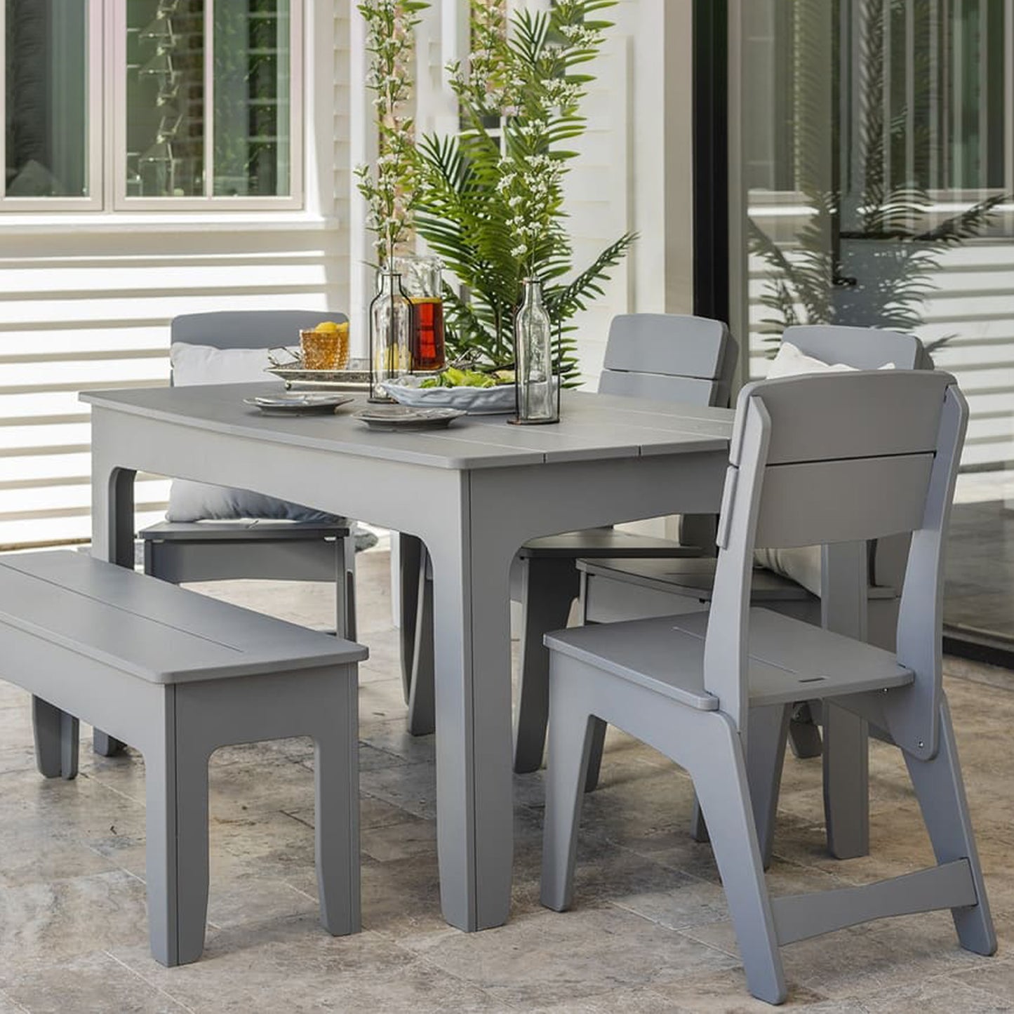 Ledge Lounger Mainstay Square Dining Table