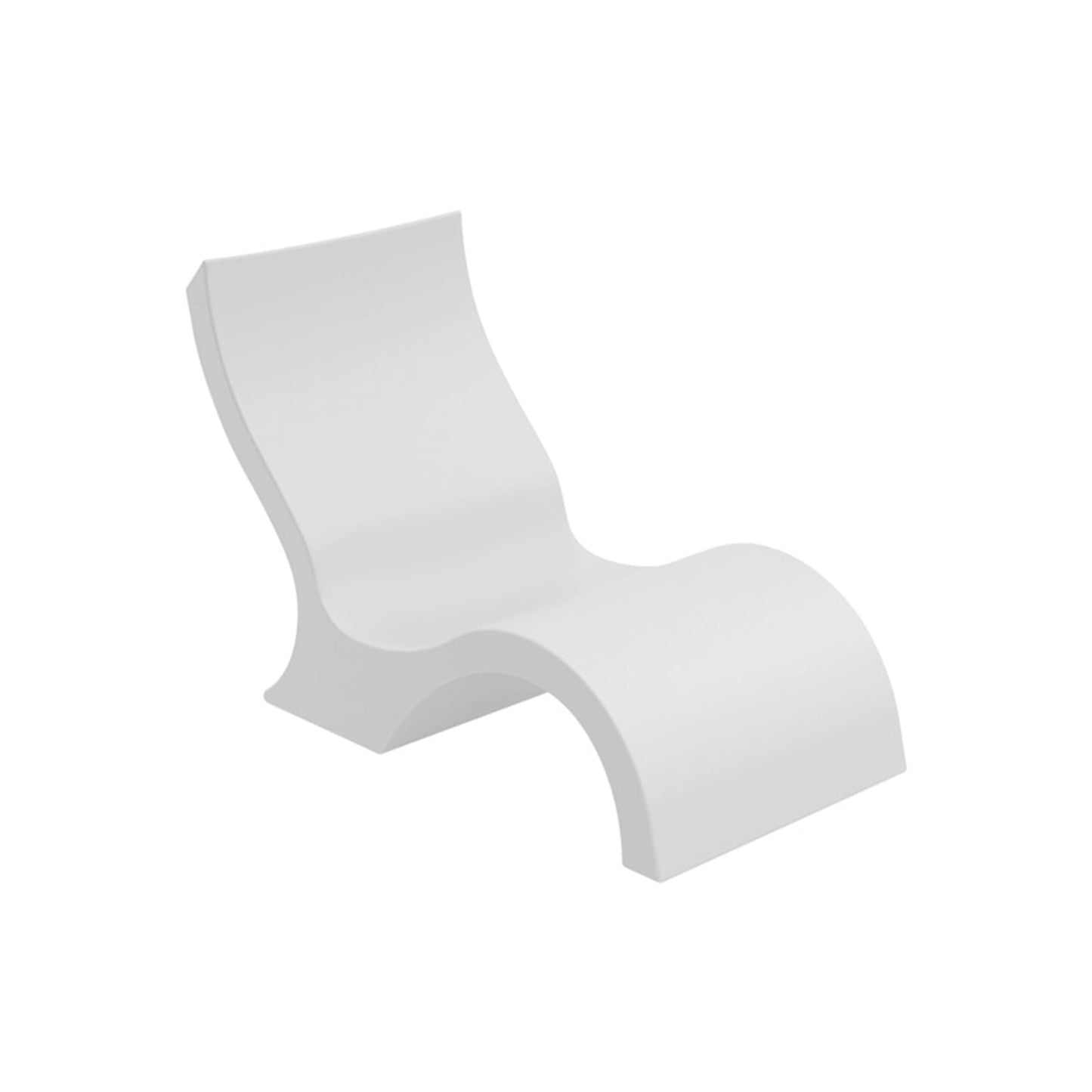 White Ledge Lounger Signature Chair Lowback