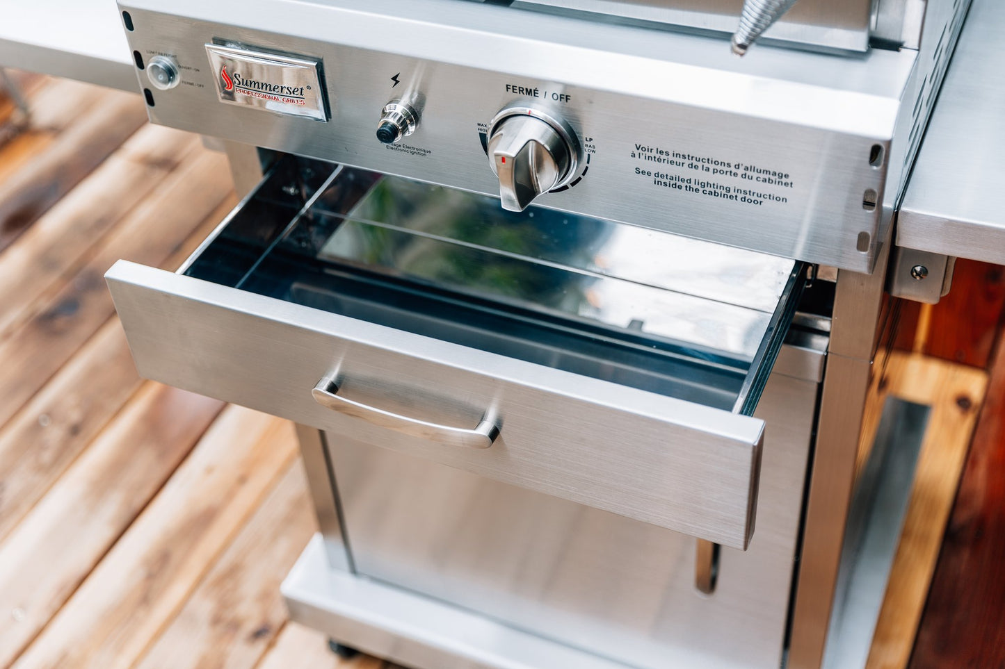 Summerset 26-Inch Stainless Steel Utensil Drawer