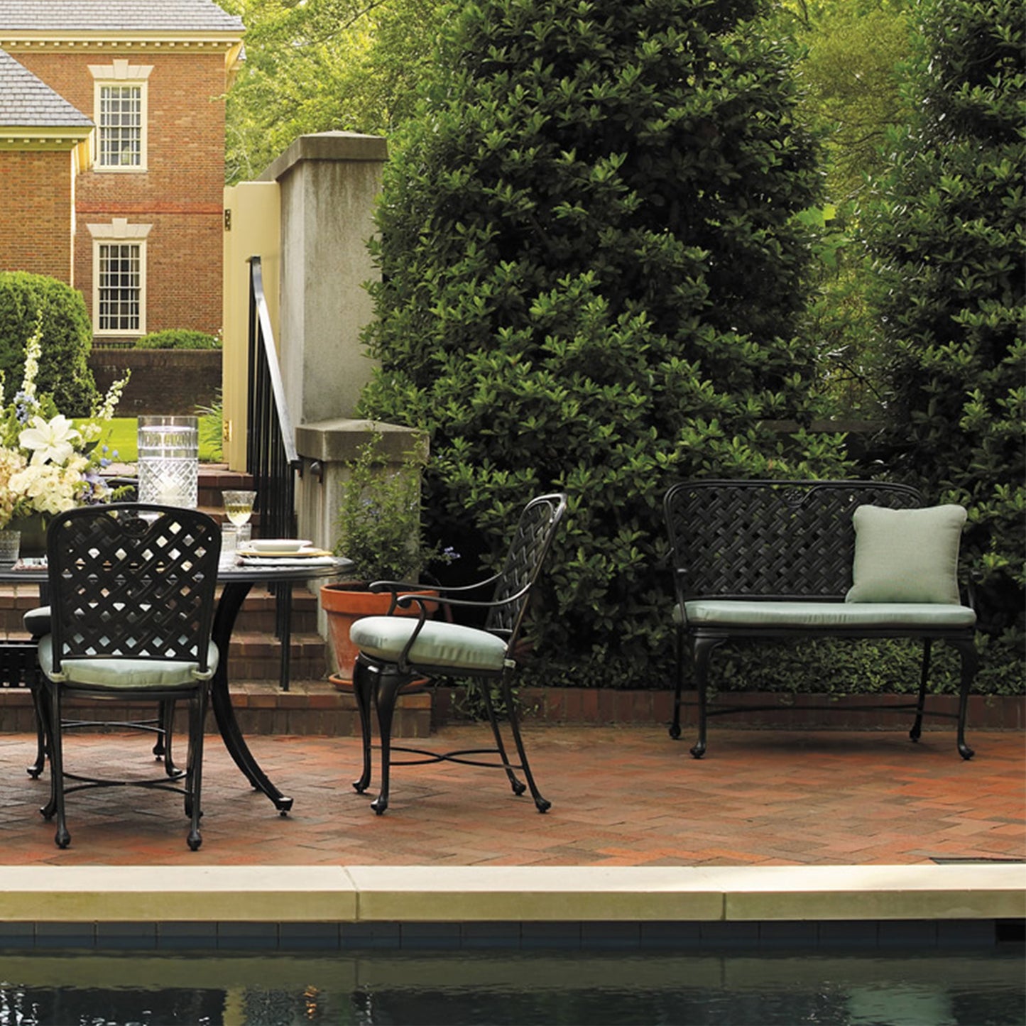 Summer Classics Provance Aluminum Bench