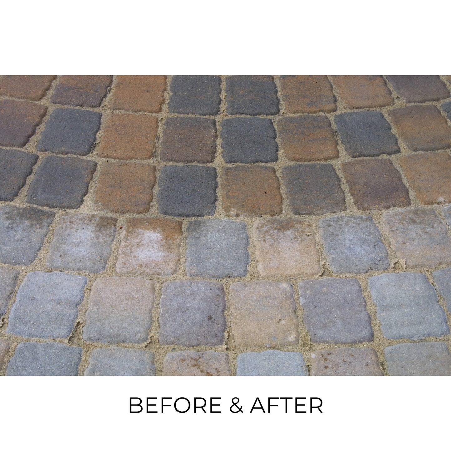 before & after SRW Products PS Penetrating - Paver Seal™
