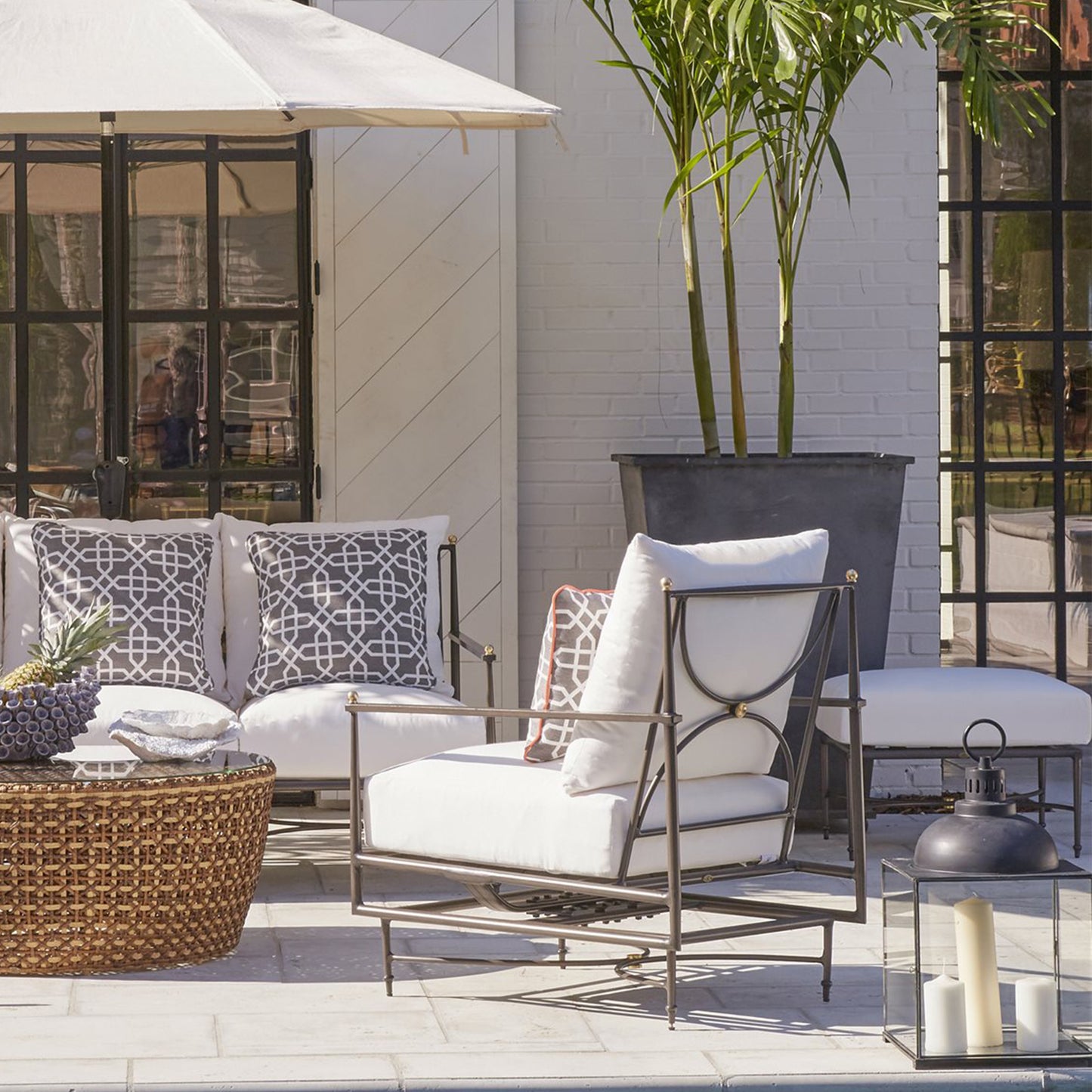 Summer Classics Roma Aluminum Spring Lounge