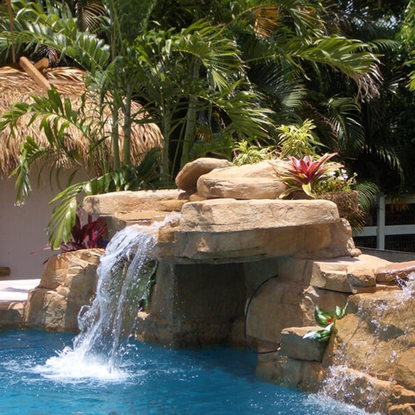 Rico Rock® Loveseat Grotto Swimming Pool Waterfall Kit