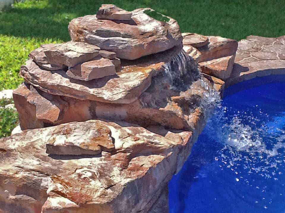 Rico Rock® Tennessee Ledger Swimming Pool Waterfall Kit