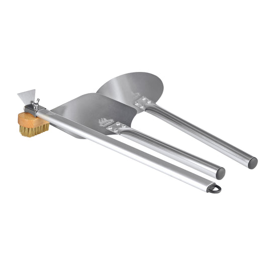 WPPO, LLC Pro 3 Piece Mini wood fired pizza oven utensil kit
